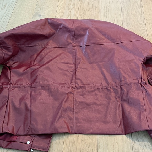 Red Leather Jacket - Picture 5 of 5